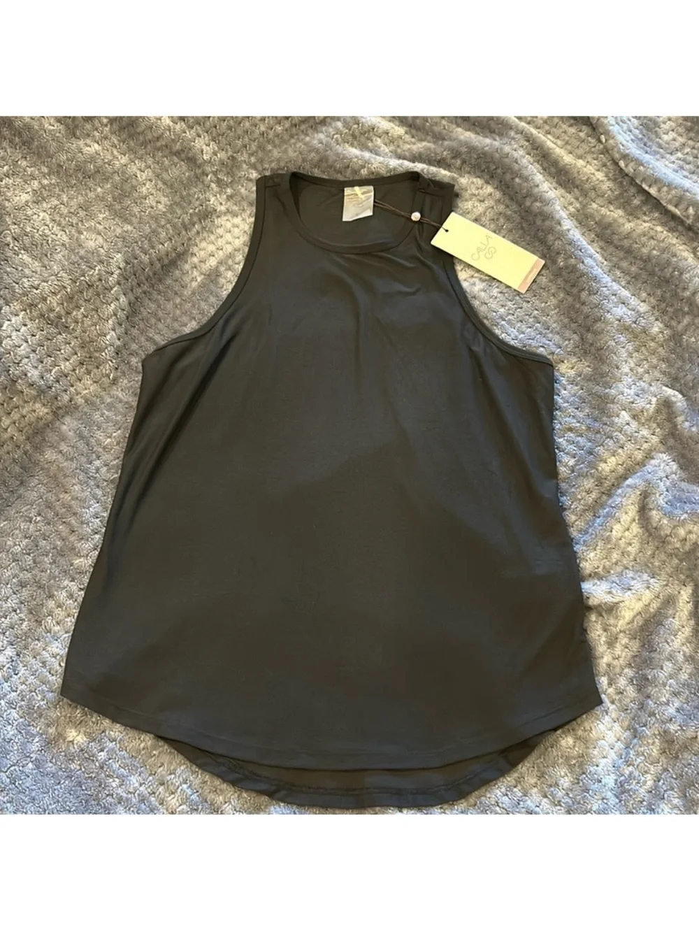 Bundle 2 NWT Calia by Carrie Underwood Lustralux Tank Tops SzS pure white blk - Picture 9 of 11